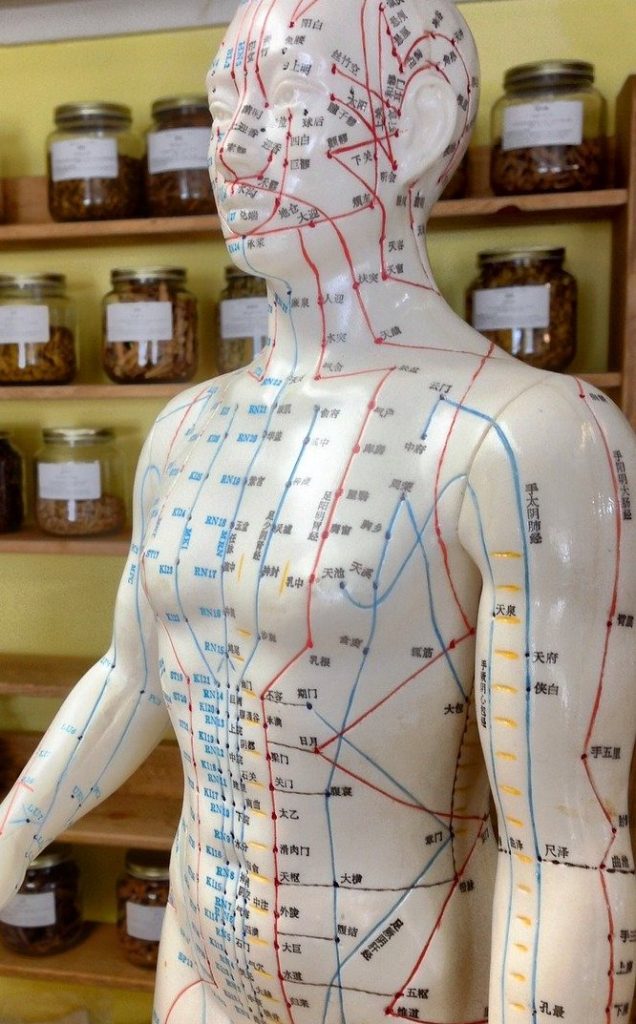 Meridián akupunktúra kineziológia